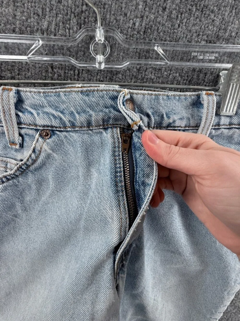VTG Levis Orange Tab Size 14 Jort Shorts USA Women Blue Denim Cotton ACTL 25x10